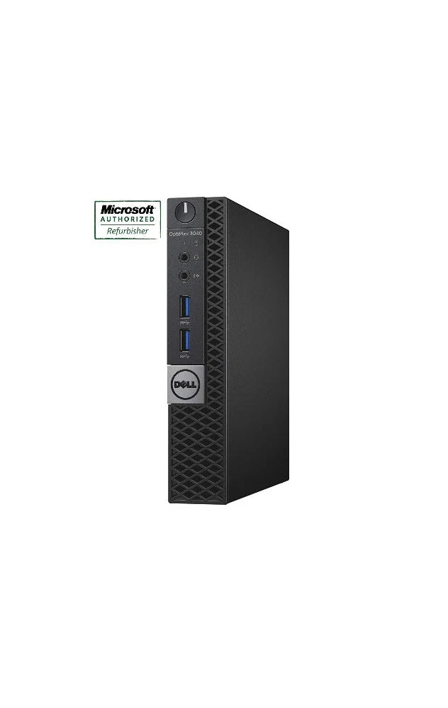 Dell 3040 Mini Desktop i5-6400T, 2.2GHz, 16GB RAM 256GB Solid State Drive, Windows 10 Pro - Refurbished