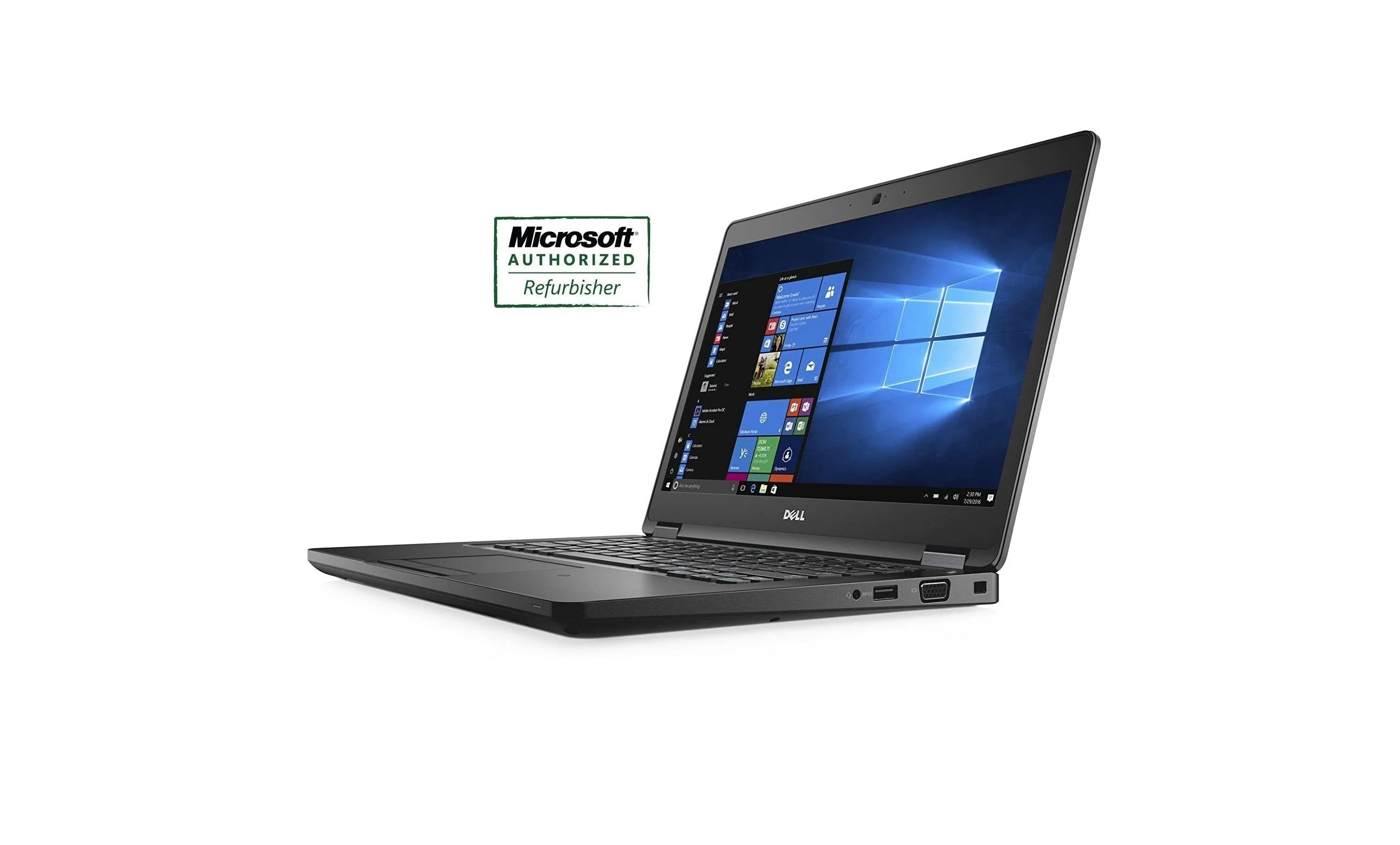Dell 5480 Latitude 14" Laptop Intel i5-7300U 2.6GHz 16GB RAM, 256GB Solid State Drive, Windows 10 Pro - Refurbished