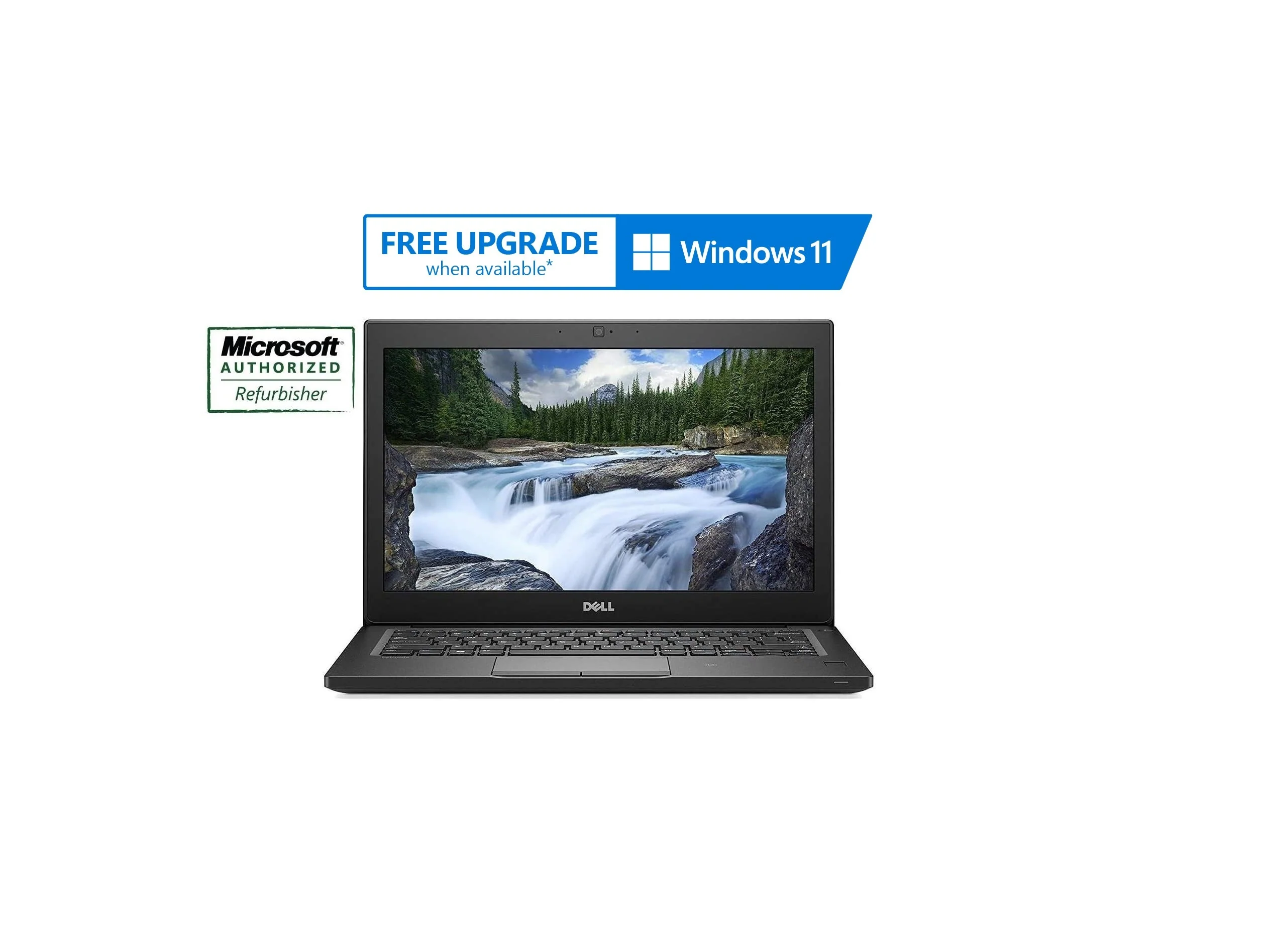 Dell 7290 Latitude 12.5" i5-8350U 1.7GHz 16GB RAM, 256GB Solid State Drive, Webcam, Windows 10 Pro - Refurbished
