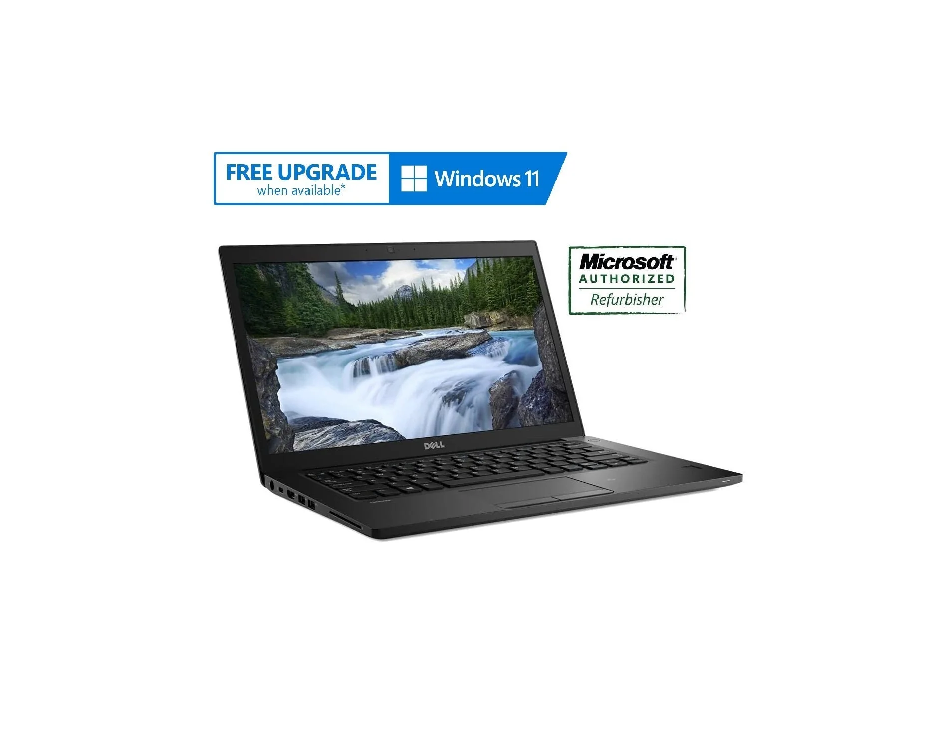 Dell 7390 Latitude 13.3" Touch Screen Laptop Intel i7-8650U 1.90GHz 16GB RAM, 512GB Solid State Drive, Webcam, Windows 10 Pro - Refurbished