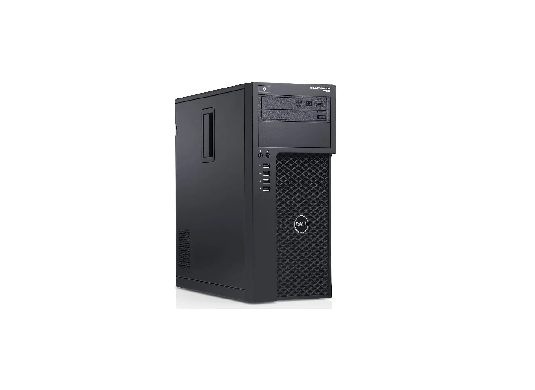 Dell T1700 Tower i5-4570, 3.2GHz, 8GB RAM, 256GB Solid State Drive, DVD, Windows 10 Pro - Refurbished