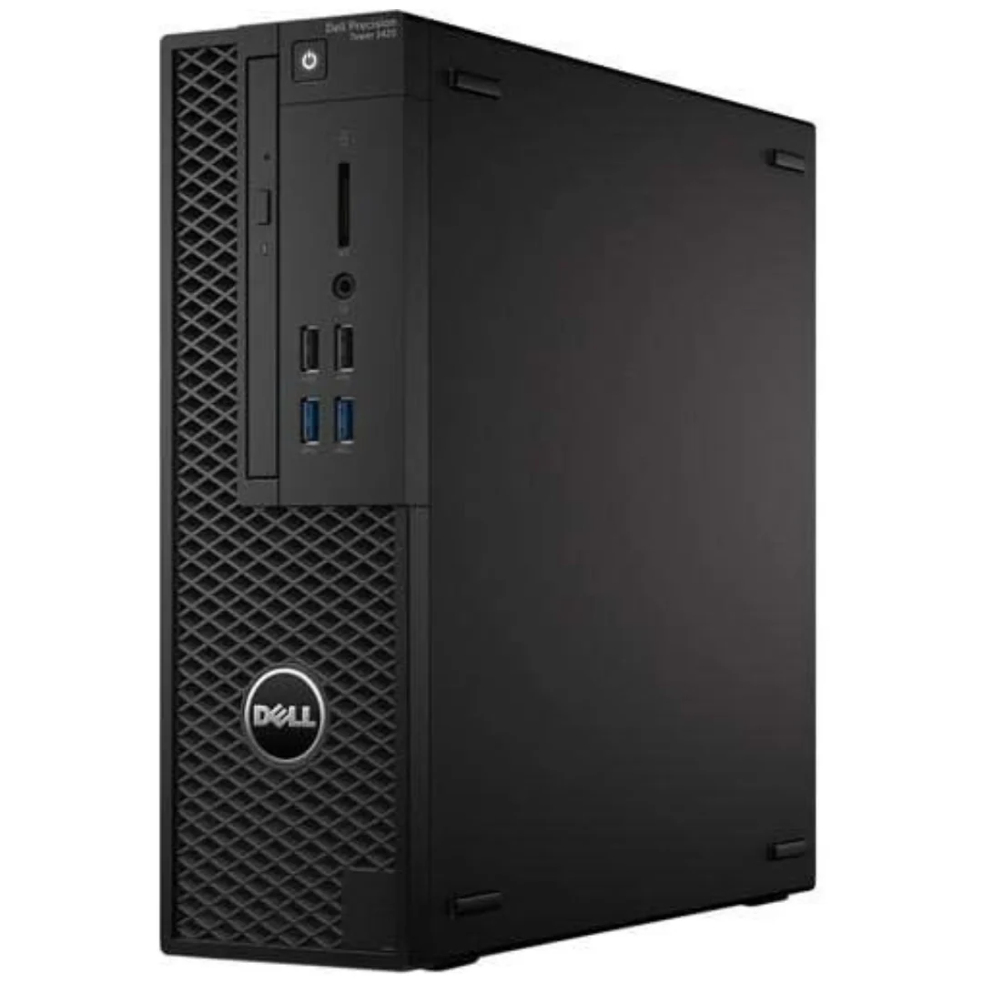 Dell Workstation 3420 Small Form Factor Desktop Intel i5-6500 3.2 GHz 16GB 512GB Windows 10 Pro Refurbished