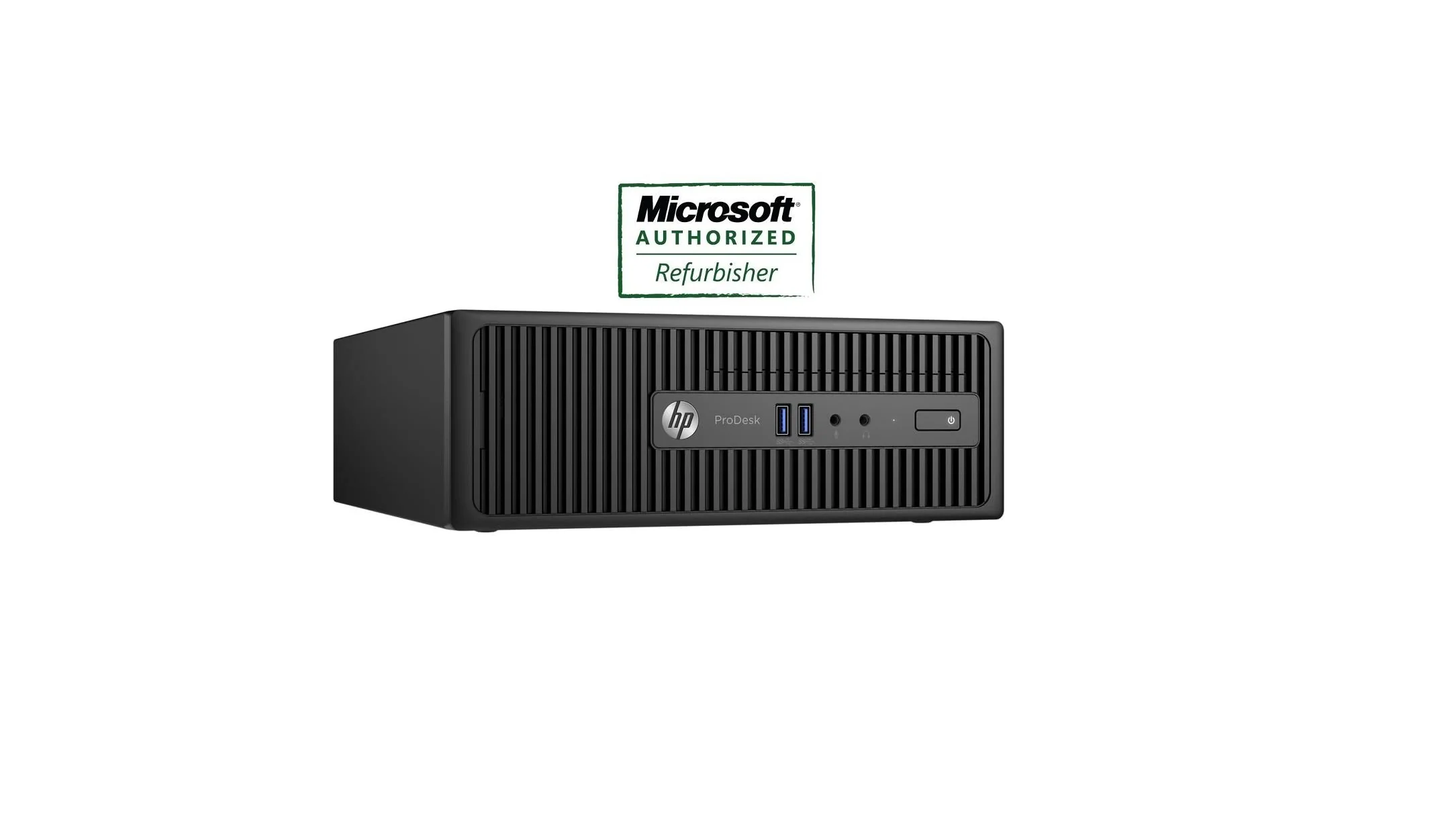 HP ProDesk 400 G3 SFF Desktop i5-6400 2.7GHz, 16GB RAM, 256GB Solid State Drive, Windows 10 Pro - Refurbished