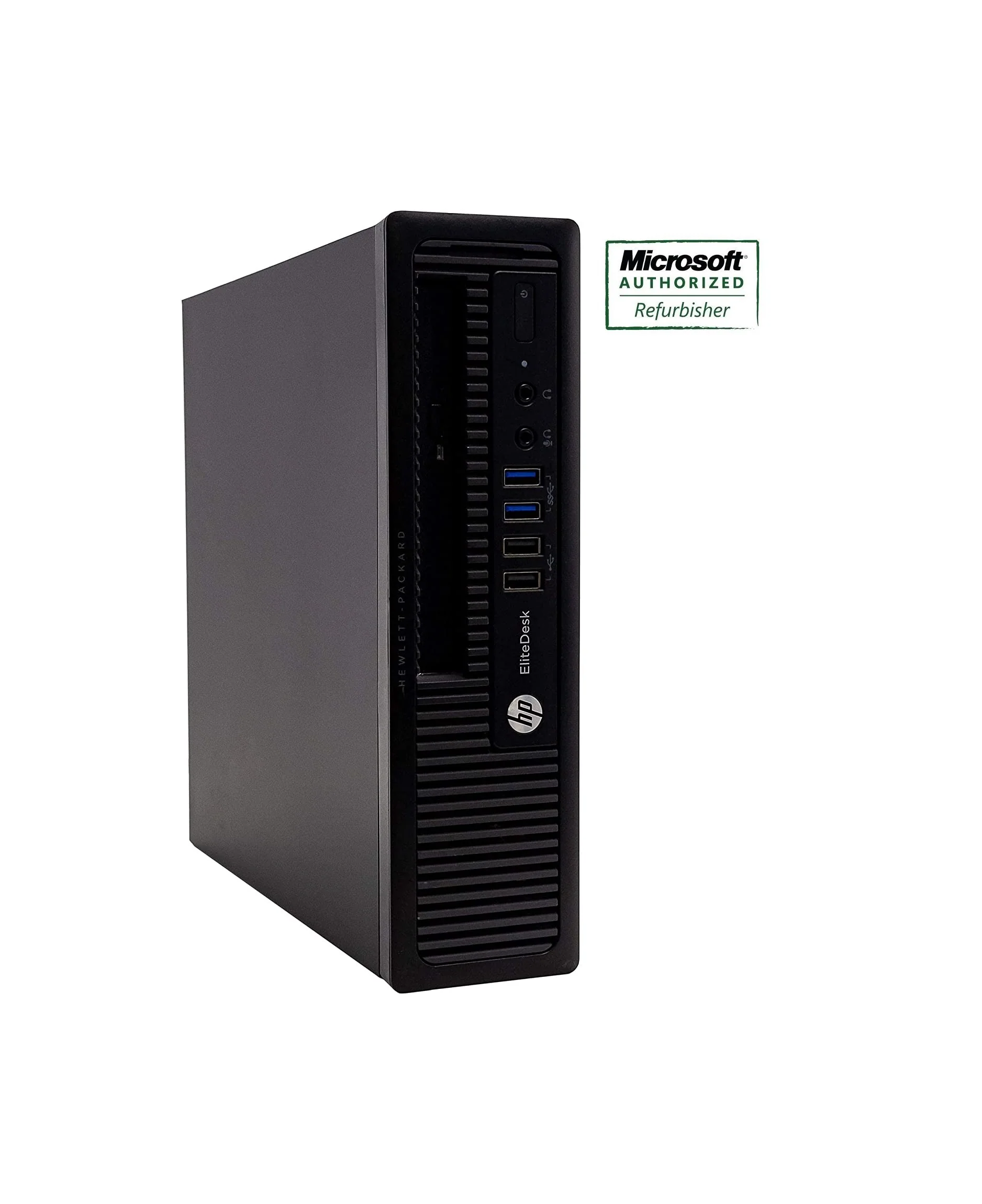HP Elitedesk 800 G1 Ultra Slim Desktop i7-4770S 3.1GHz, 16GB RAM, 1TB Solid State Drive, Windows 10 Pro - Refurbished