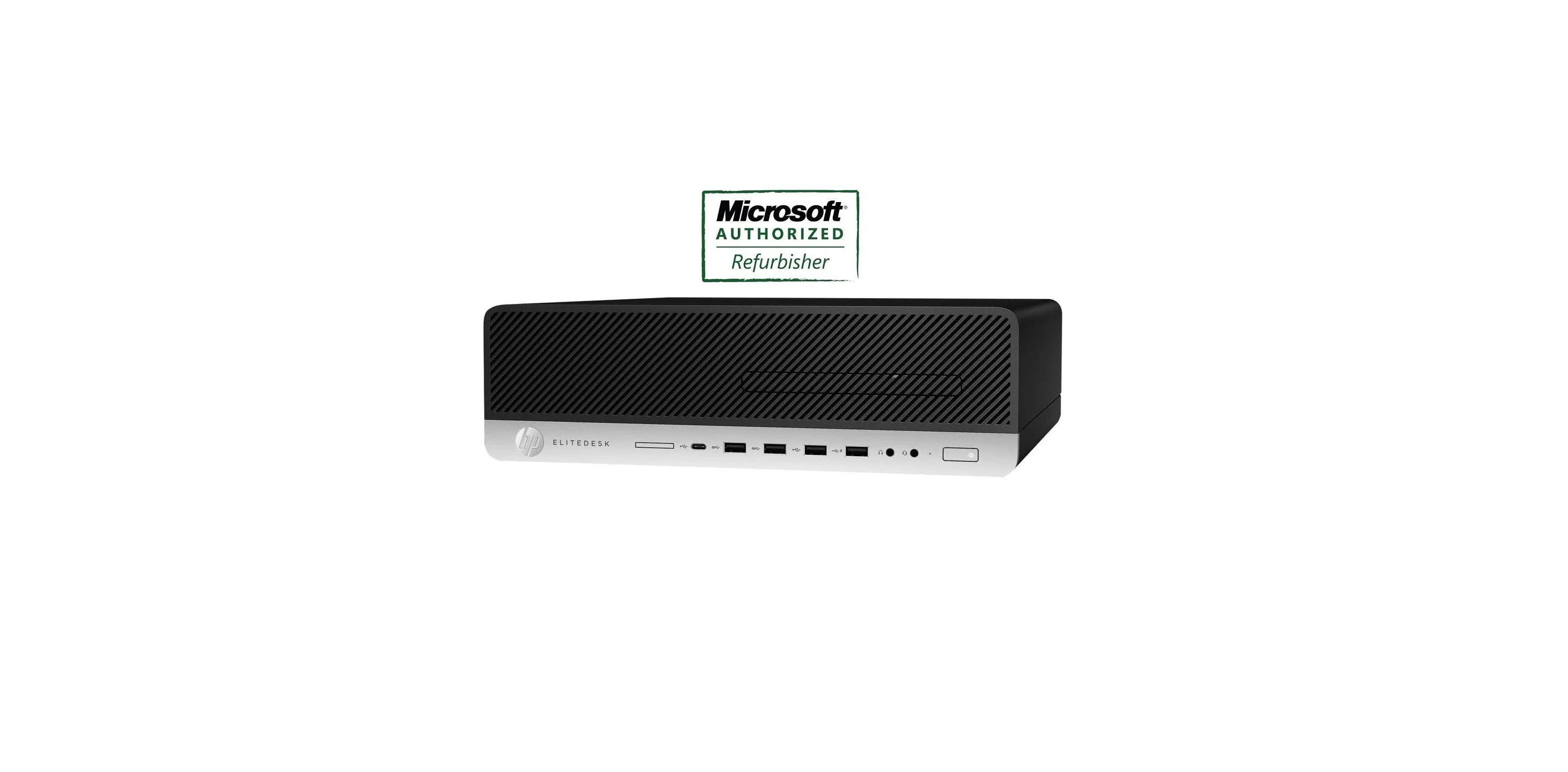 HP EliteDesk 800 G3 SFF i7-6700 3.4GHz ,32GB RAM 512GB Solid State Drive Windows 10 Pro-Refurbished