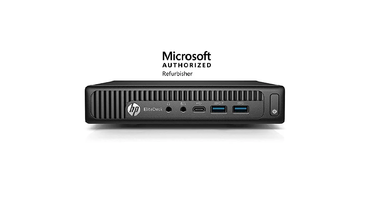 HP EliteDesk 800 G2 Mini Desktop i5-6500T 3.1GHz, 16GB RAM 256GB Solid State Drive, Windows 10 Pro - Refurbished