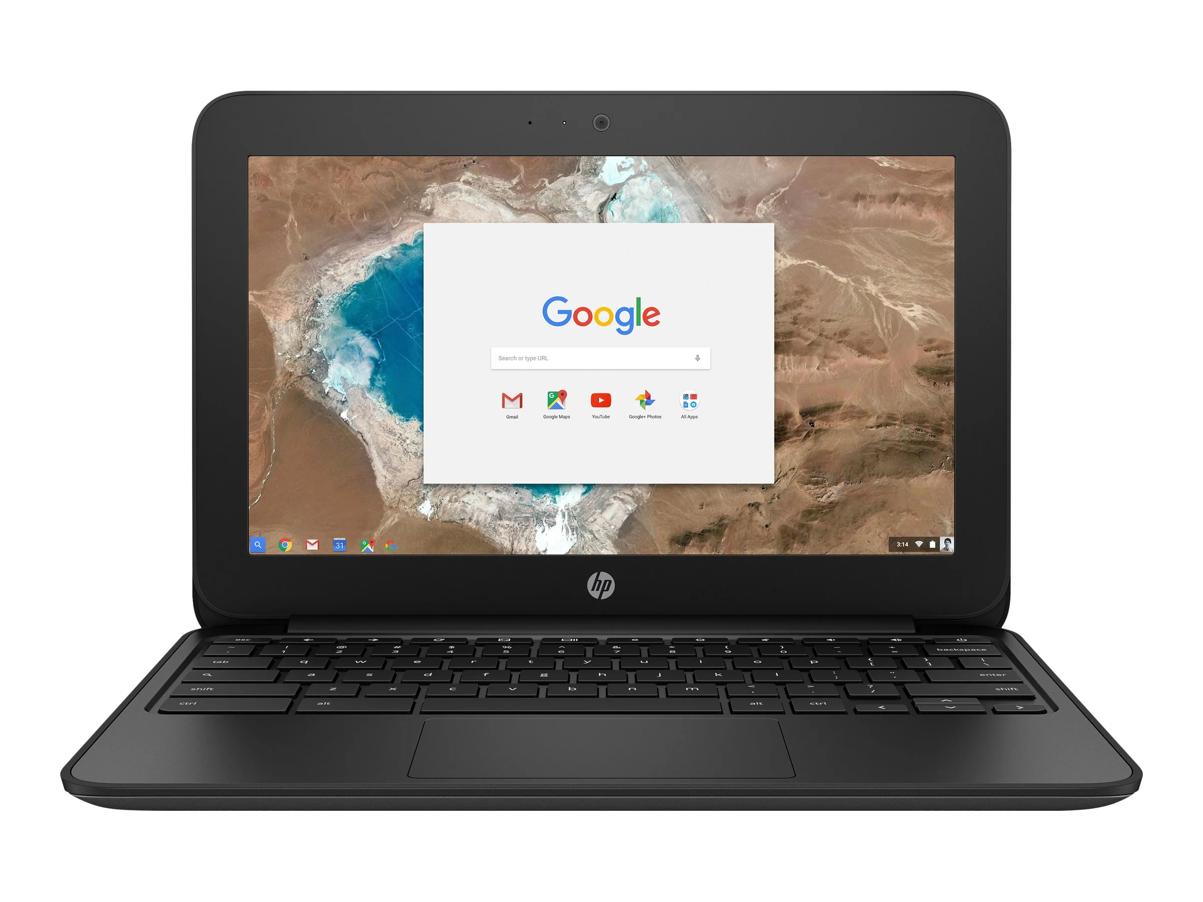 HP  G5 11" Chromebook 11 Intel Celeron N3060 1.6 GHz, 2GB RAM, 16GB Solid State Drive, Webcam, Chrome OS - Refurbished