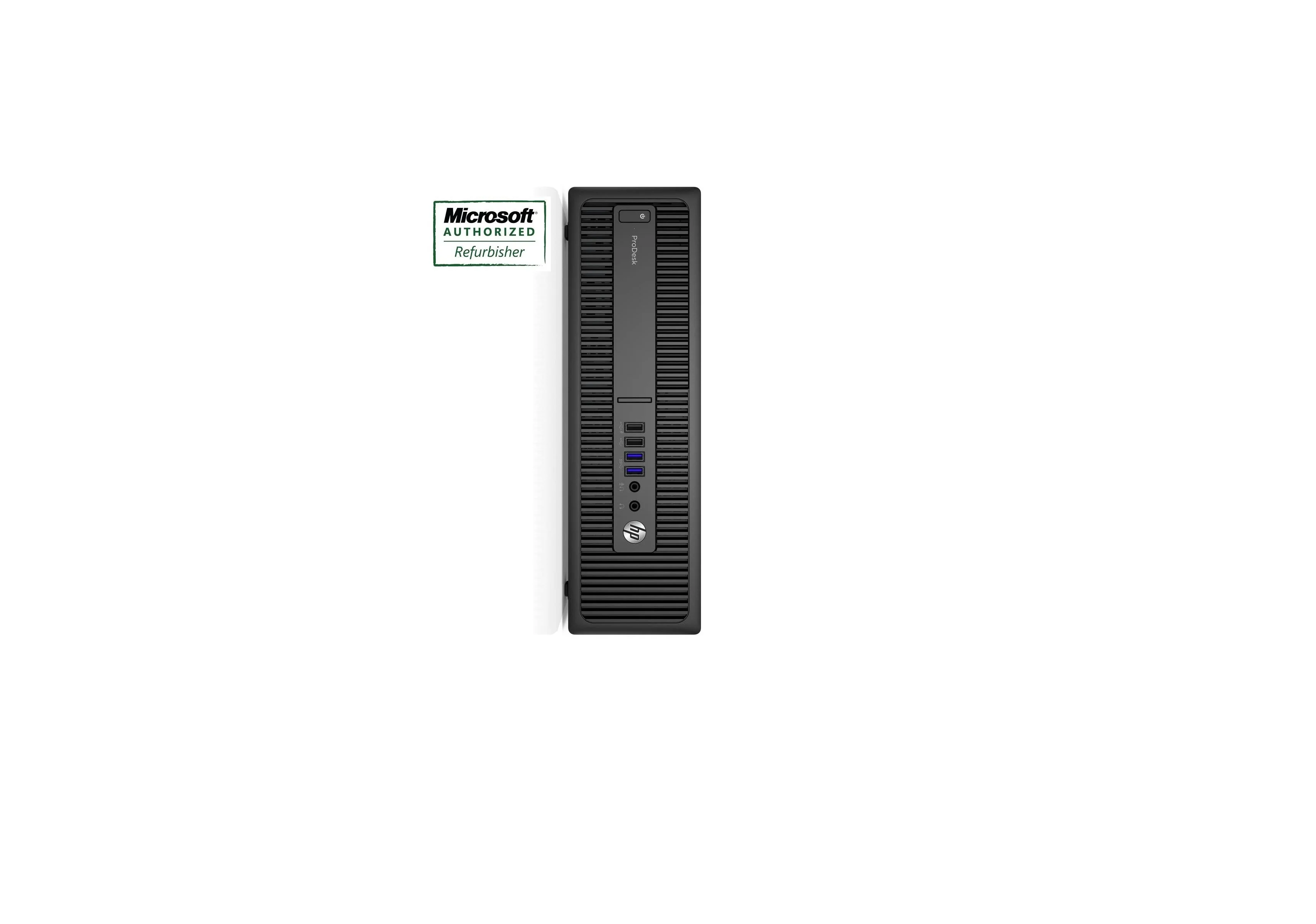 HP ProDesk 600 G2 SFF Desktop i5-6500 3.2GHz, 16GB RAM, 256GB Solid State Drive, Windows 10 Pro - Refurbished