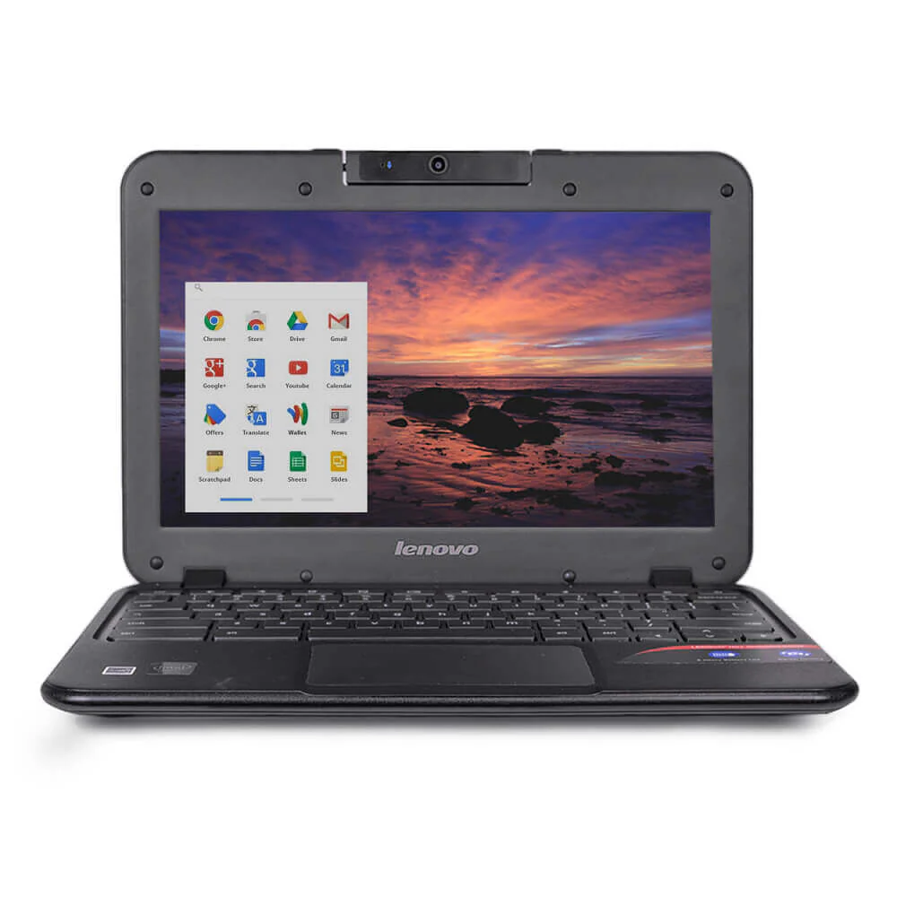 Lenovo N20 11" Intel Celeron-N2830 2.16GHz 2GB RAM, 16GB Solid State Drive, Chrome OS - Refurbished