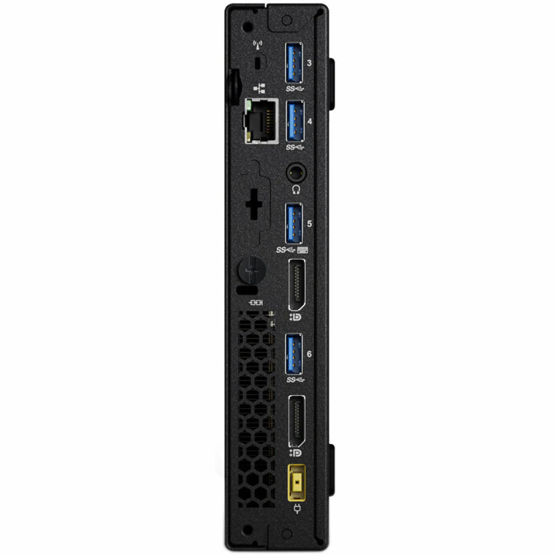 Lenovo ThinkCentre M600 Tiny Desktop Pentium J3710 1.6 GHz 8GB 256GB SSD Windows 10 Pro - Refurbished - Image 2