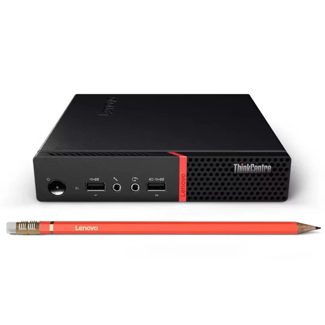 Lenovo ThinkCentre M715Q Tiny Desktop AMD PRO-A10-7350B 2.1 GHz 16GB 256GB SSD Windows 10 Pro - Refurbished - Image 2