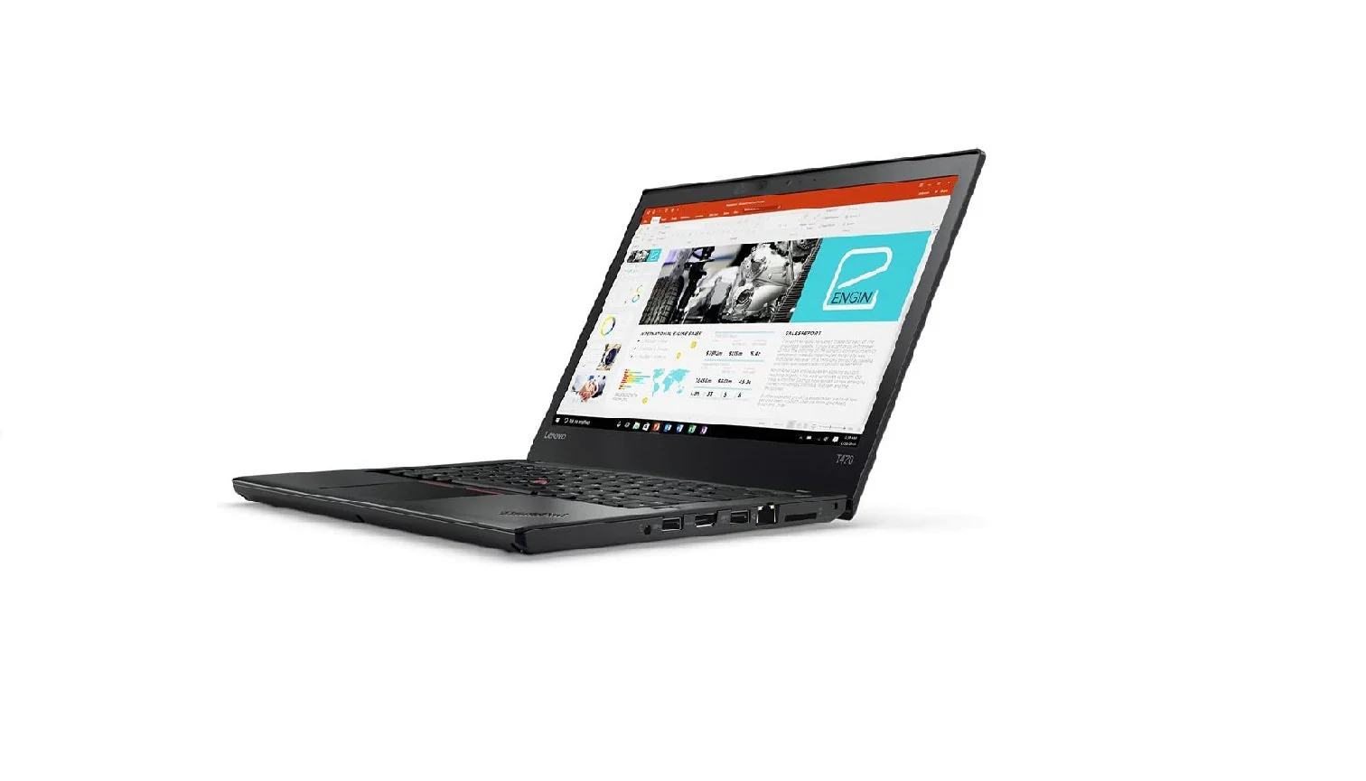 Lenovo ThinkPad 14" T470S Intel Core i7-6600U 2.6GHz 20GB 256GB SSD Windows 10 Pro - Refurbished - Image 3