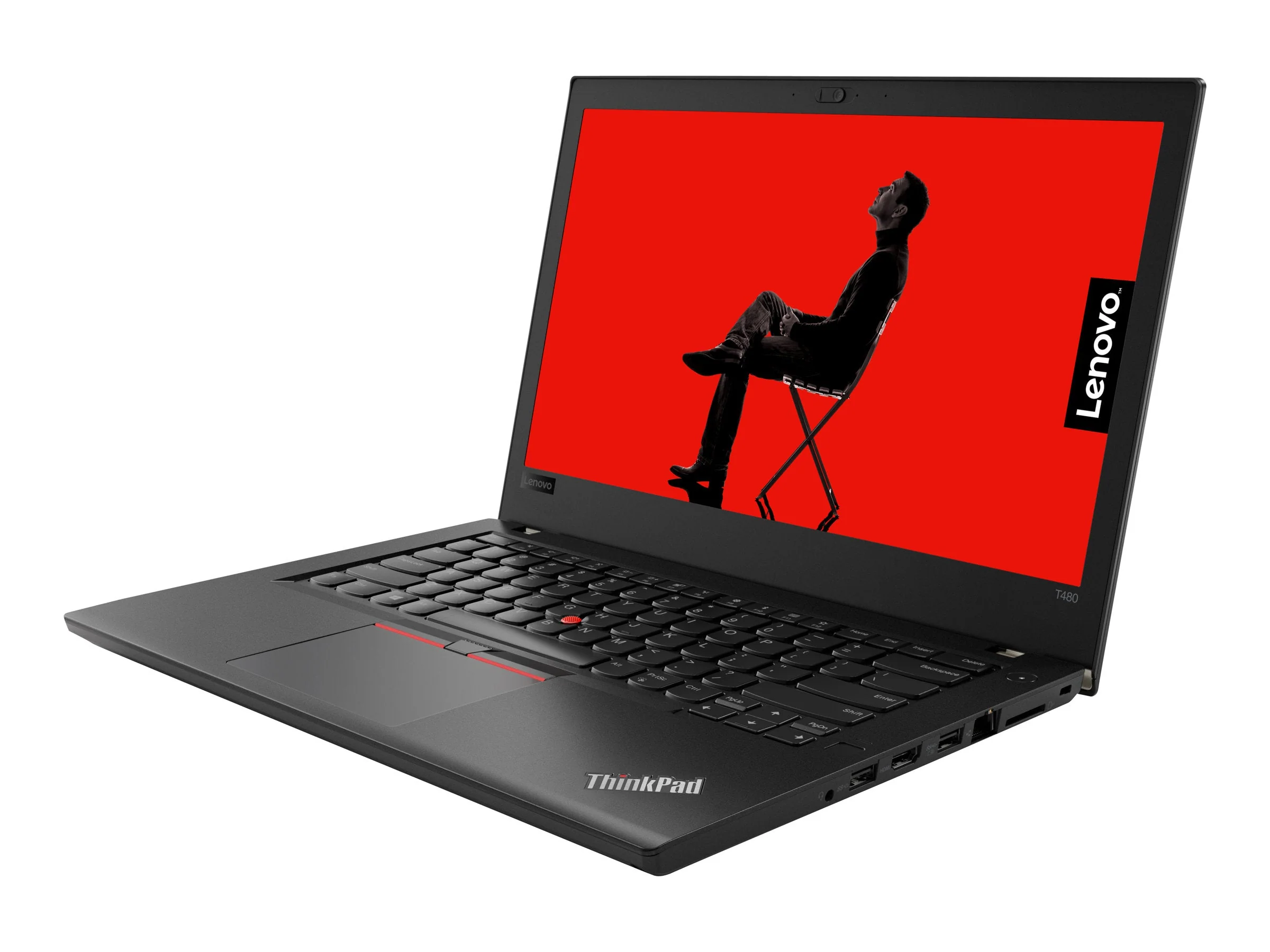Lenovo ThinkPad T480 14" Laptop Intel Core i5-7300U 16 GB 512 GB SSD Windows 10 Pro - Refurbished - Image 3