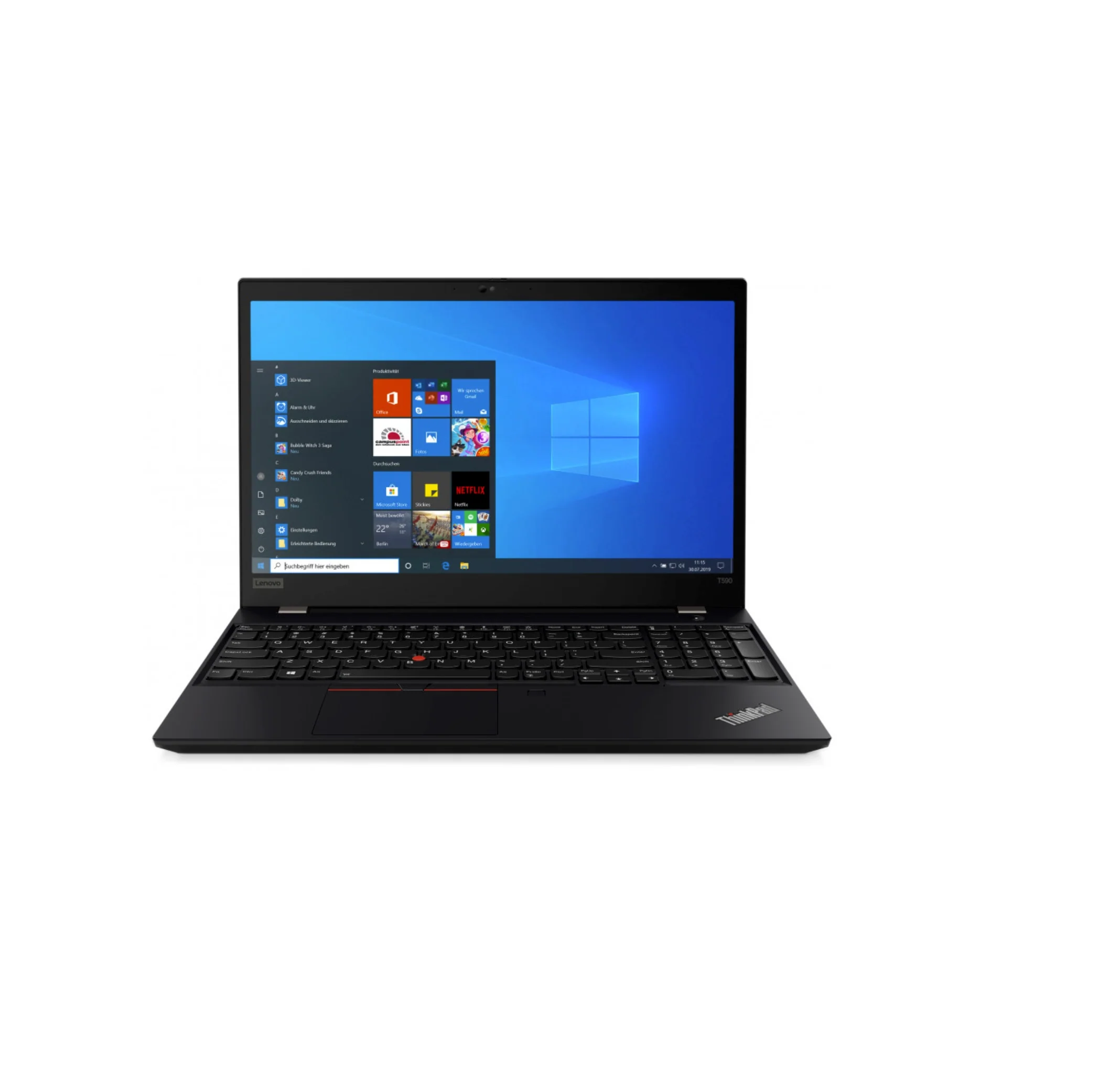 Lenovo ThinkPad T590 15.6" Core i7-8665U 16 GB 512 SSD Windows 11 Pro - Refurbished - Image 2